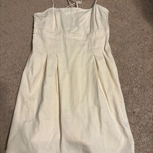 American Eagle Outfitters Cream Mini Dress